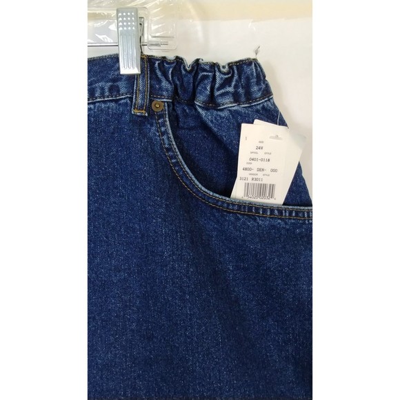 NWT Jeans Women's 24W Balloon Leg Back Elastic Baggy Grunge Y2k Gorp Skater - Picture 3 of 10